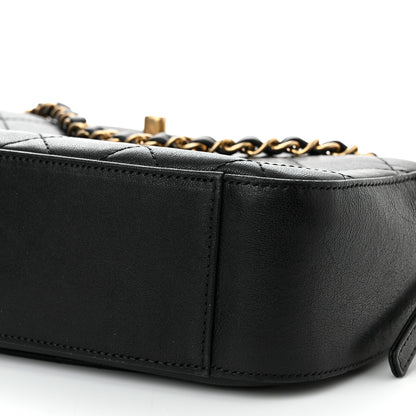 Chanel Goatskin Quilted Chanel 19 Camera Case Black 10 of 10