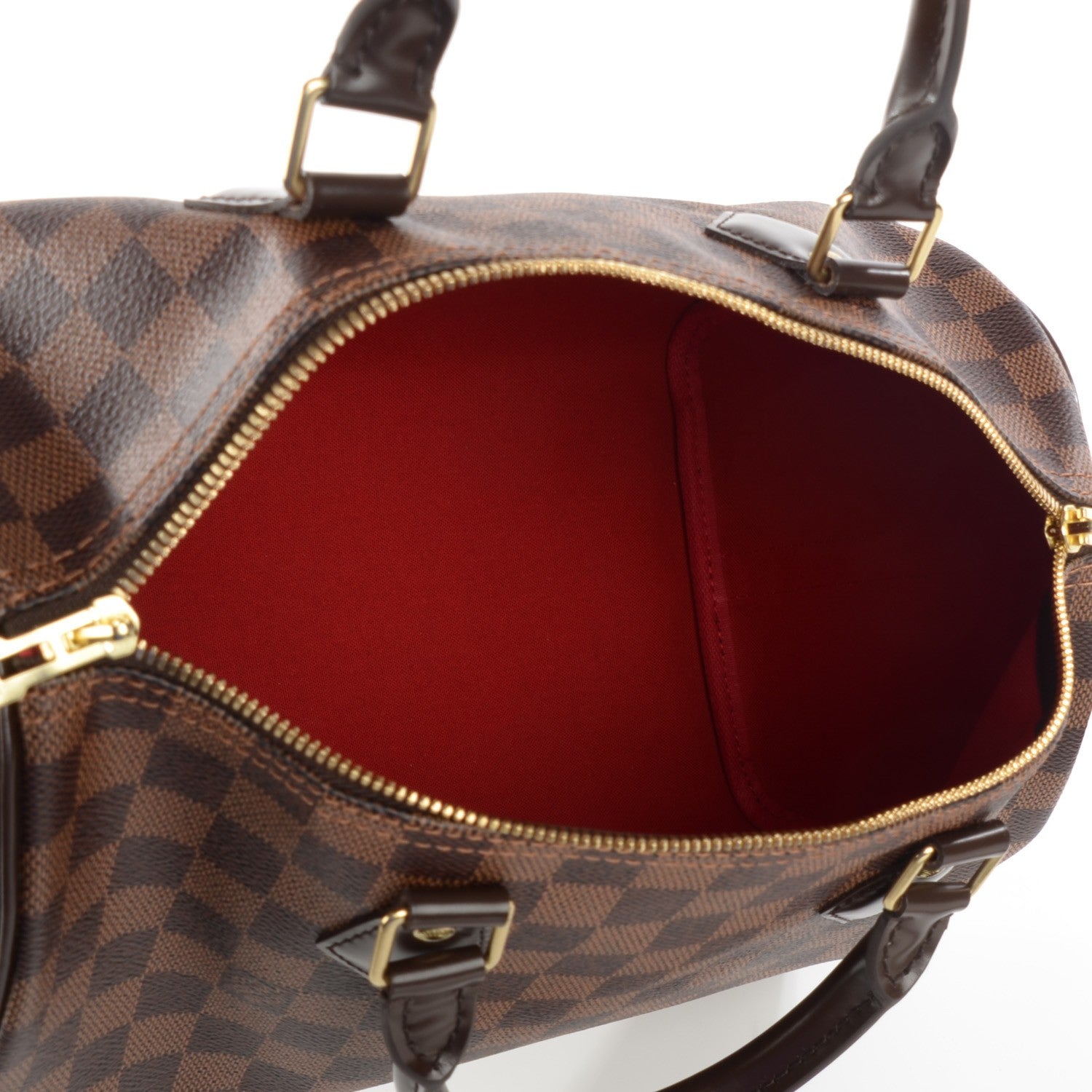 Louis Vuitton Damier Ebene Speedy Bandouliere 30 5 of 8