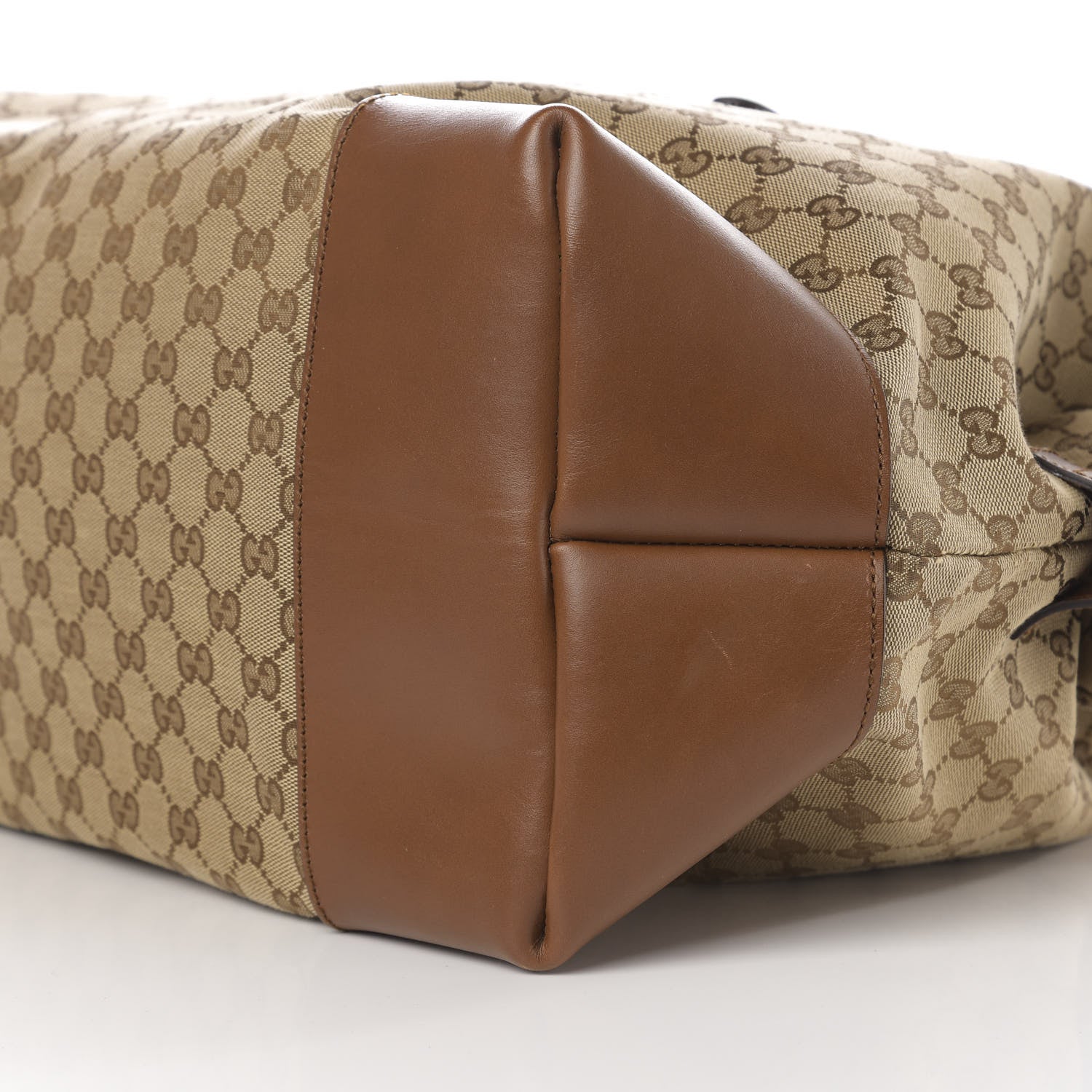 Gucci Monogram Carry-On Duffle Bag Brown 8 of 9