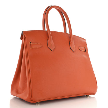 Hermes Epsom BIRKIN 30 Orange 3 of 15