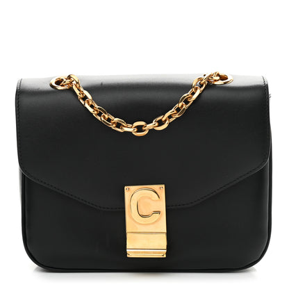 Celine Shiny Calfskin Small C Bag Black 1 of 8
