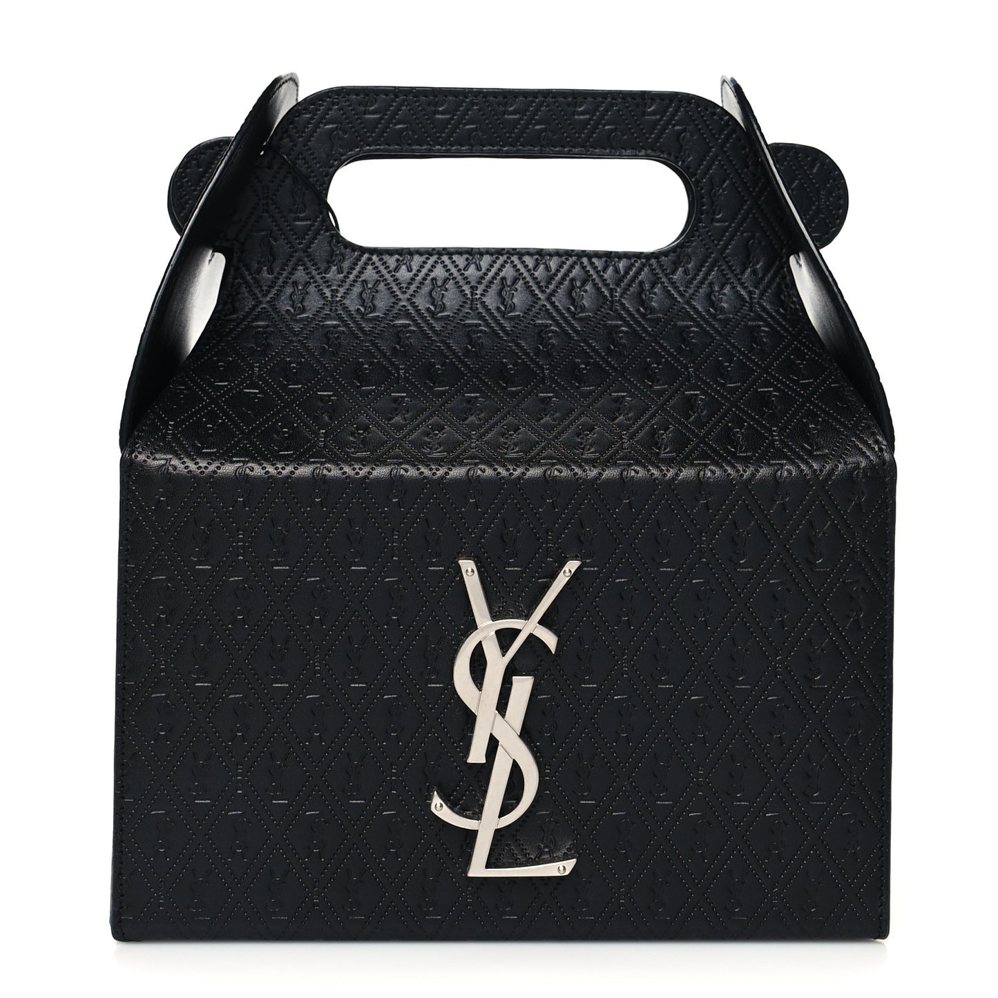 Calfskin Monogram Take Away Box Black