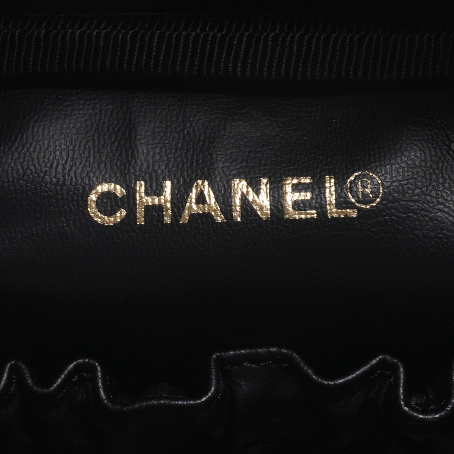 Chanel Caviar Cosmetic Vanity Bag Black 6 of 9