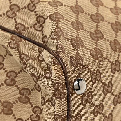 Gucci Monogram Large Tote Dark Brown 13 of 17