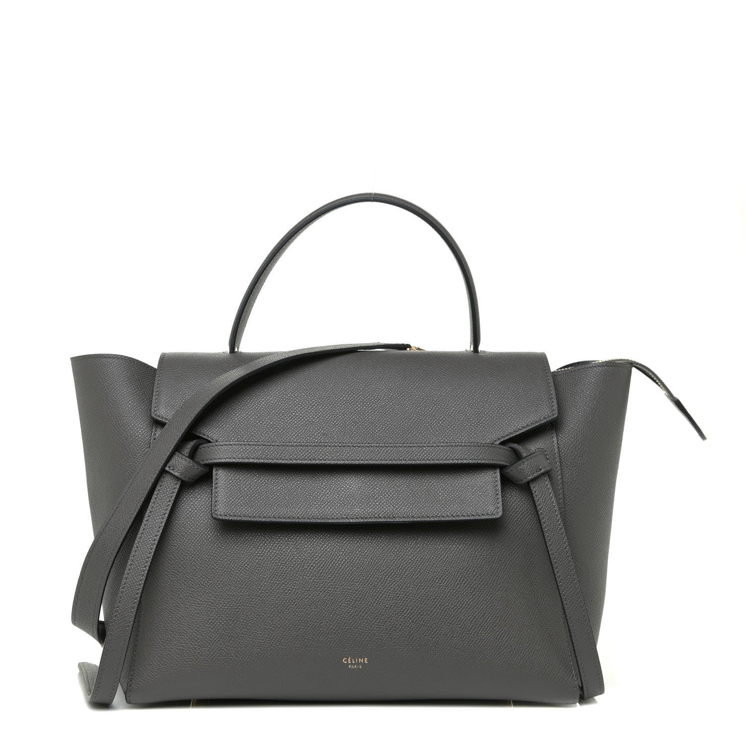 Celine Grained Calfskin Micro Belt Bag Grey 1 of 11