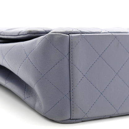 Chanel Lambskin Quilted Maxi Double Flap Light Purple 9 of 14