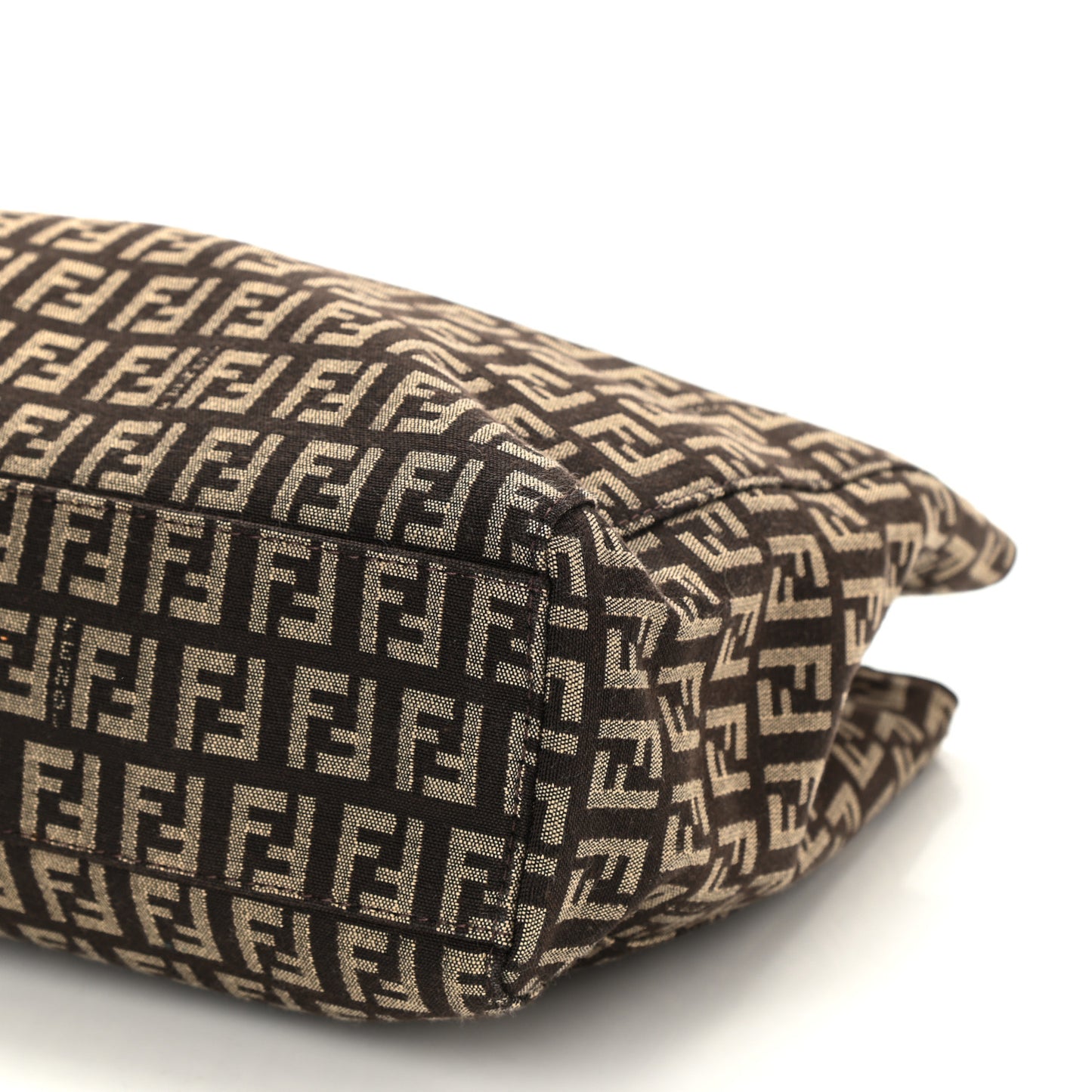 Zucchino Vitello Small Tote Testa di Moro Beige