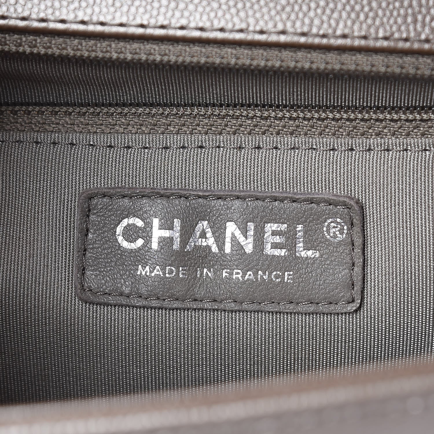 Chanel Metallic Caviar Quilted New Medium Boy Flap Copper 6 of 12