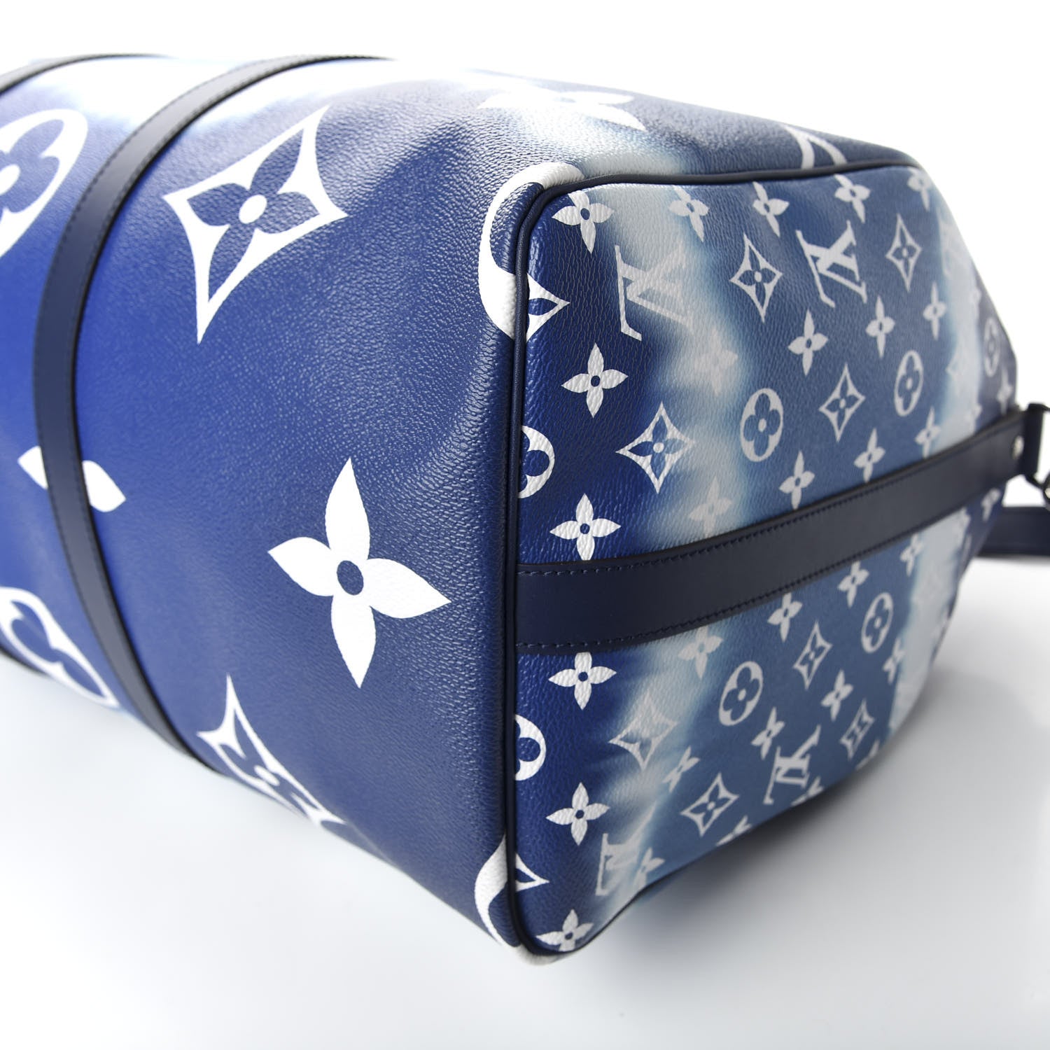 Louis Vuitton Monogram Escale Keepall Bandouliere 50 Blue 9 of 10