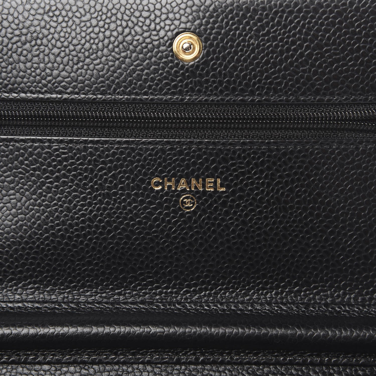 Chanel Caviar Quilted Wallet On Chain WOC Black 5 of 11