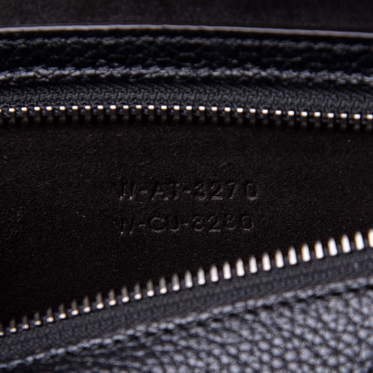 Celine Drummed Calfskin Mini Luggage Black 10 of 11