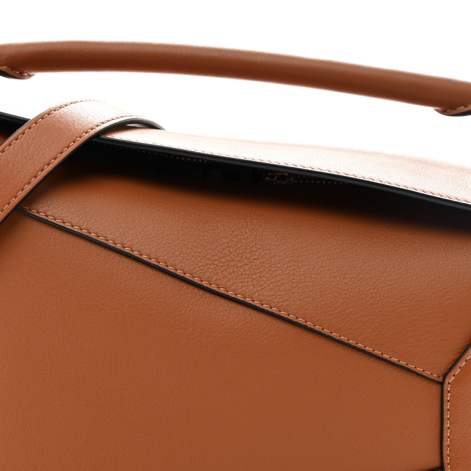 Loewe Calfskin Small Puzzle Edge Bag Tan 14 of 19