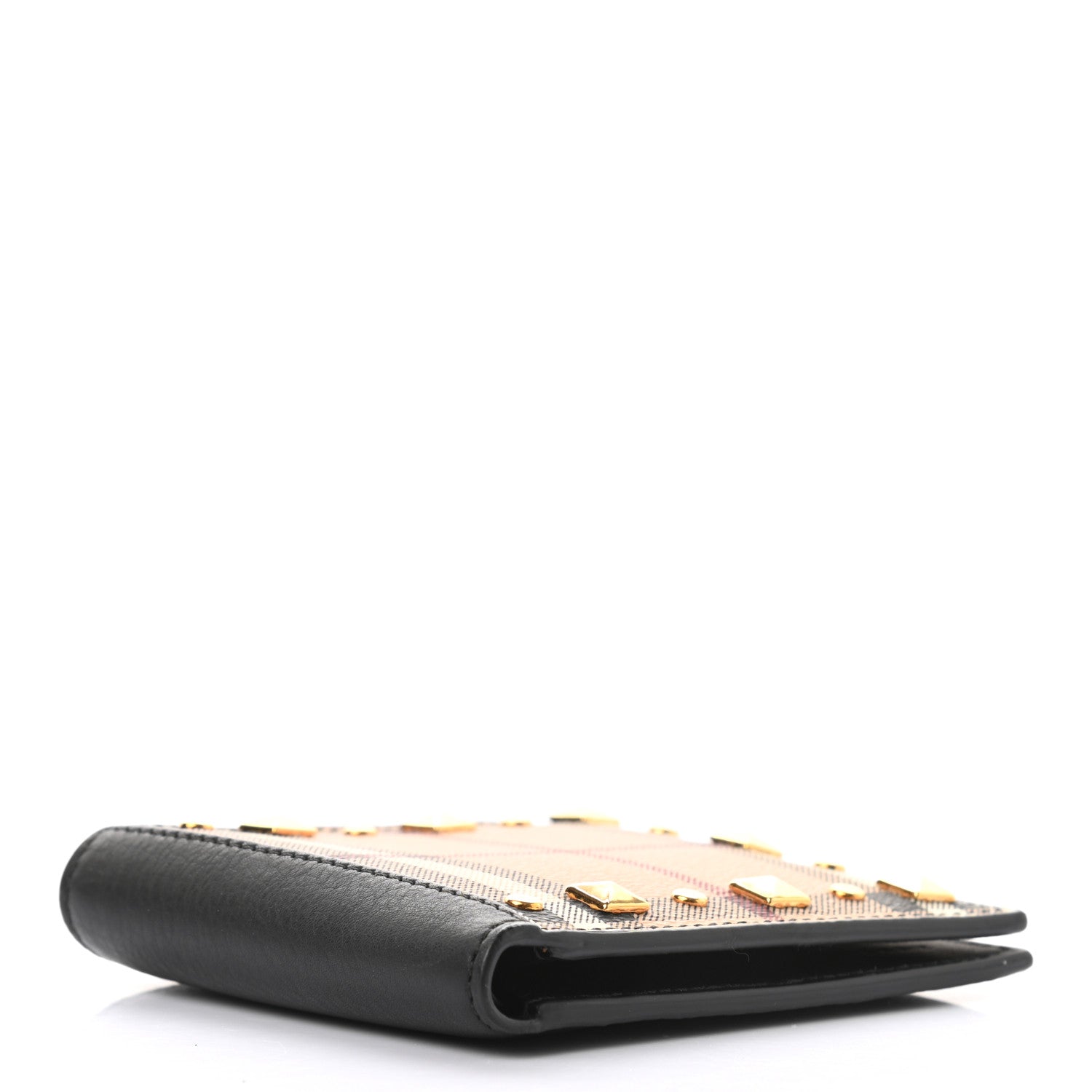 Burberry Haymarket Check Studded Bi-Fold Wallet 4 of 6
