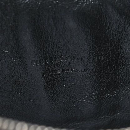 Saint Laurent Grain De Poudre Matelasse Monogram Mini Lou Camera Bag Black 7 of 10