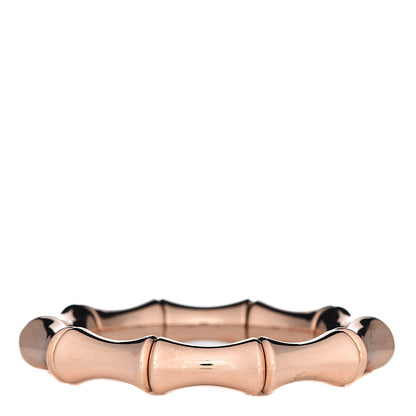 Gucci 18K Rose Gold Large Bamboo Spring Bracelet 16 1 of 6