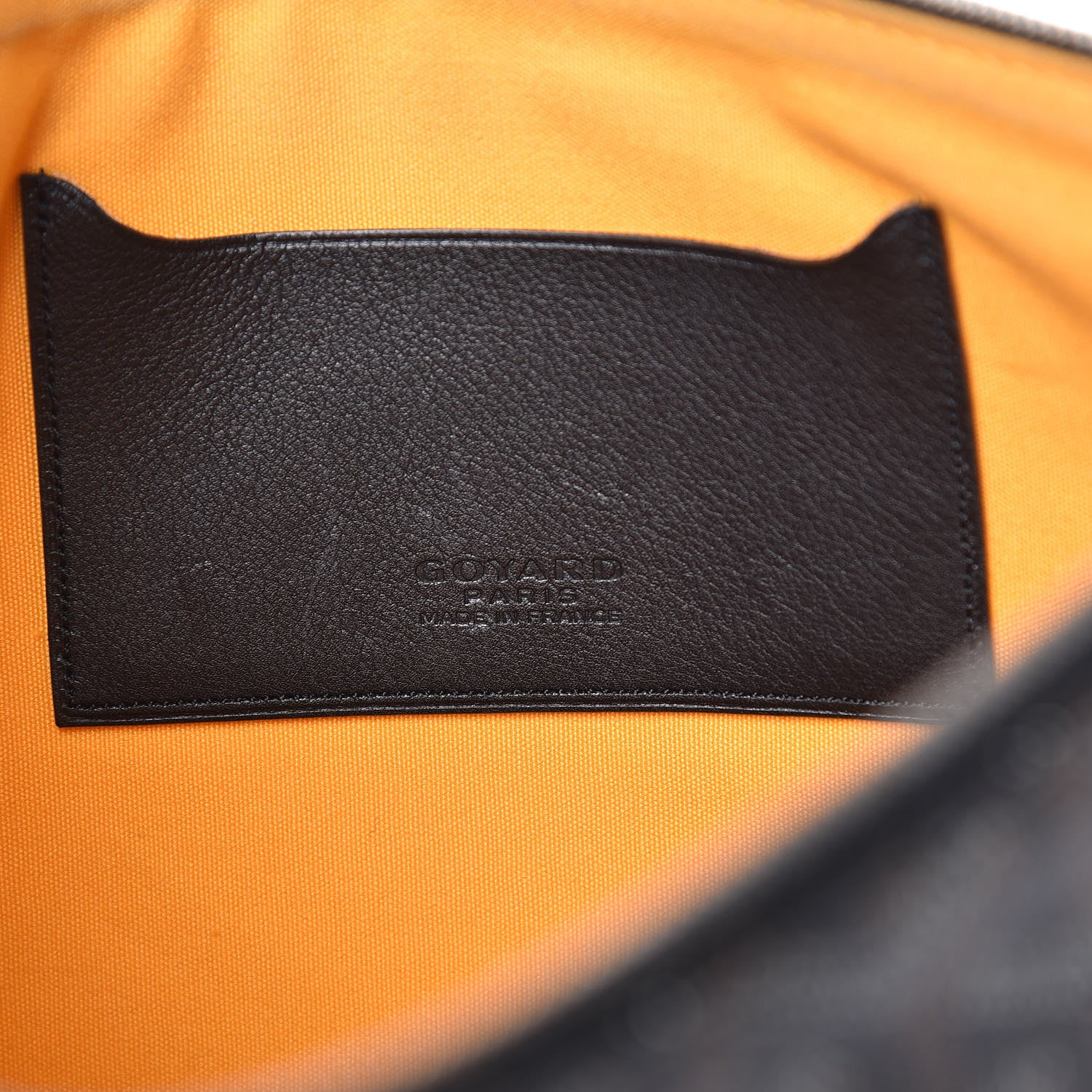 Goyard Goyardine Senat Pochette MM Black 6 of 6