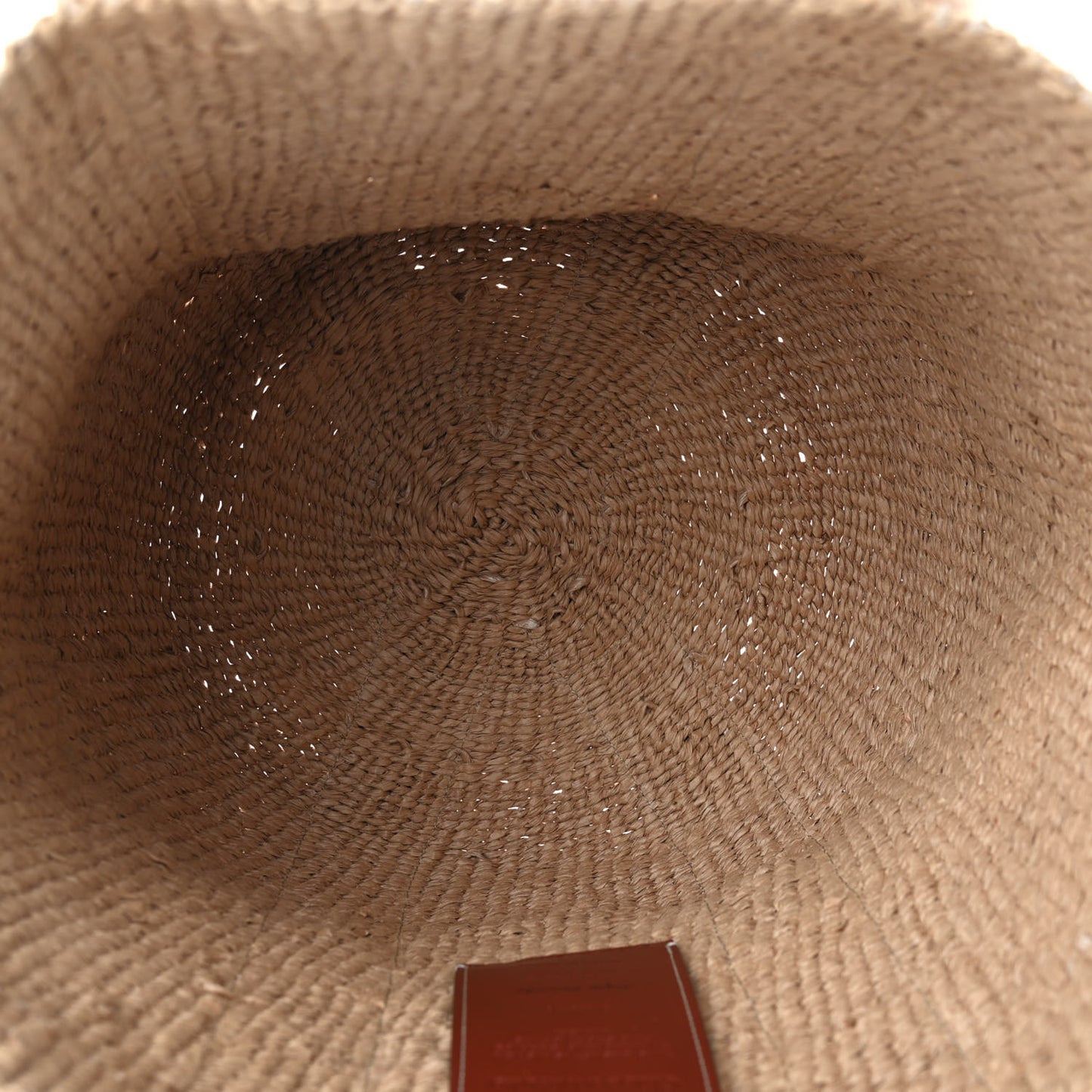 Raffia Medium Woody Tote White