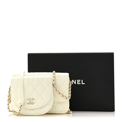 Chanel Lambskin Quilted Side Packs White 12 of 12