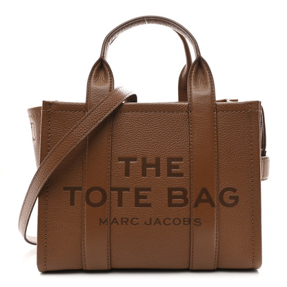 Marc Jacobs Grained Calfskin Small The Tote Bag Argan Oil 1 of 10