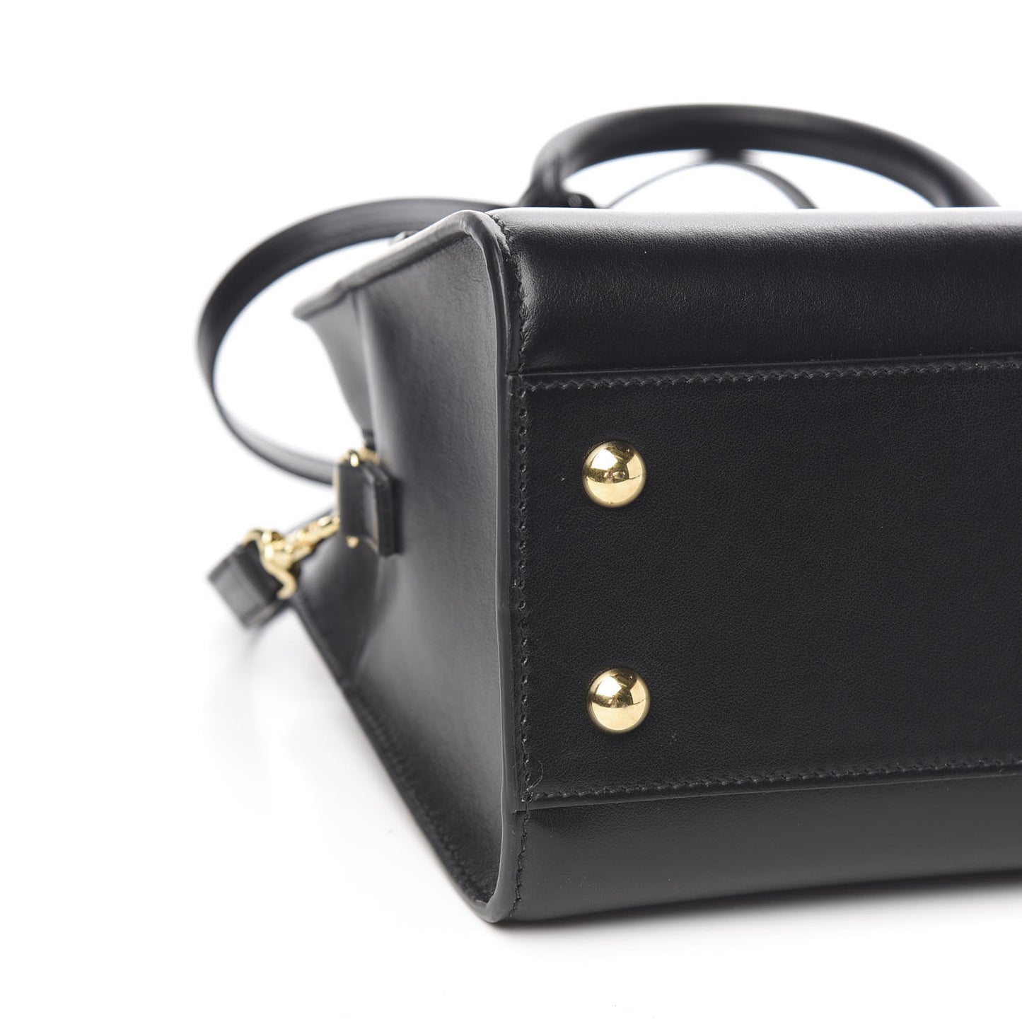Calfskin Monogram Baby Cabas Black