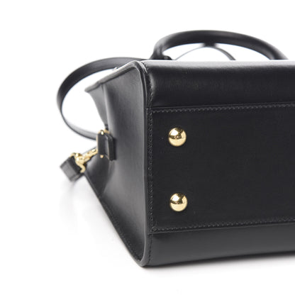 Saint Laurent Calfskin Monogram Baby Cabas Black 7 of 9