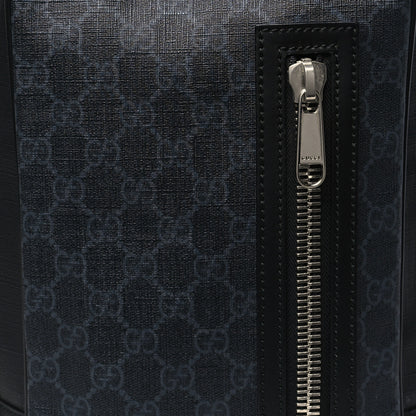 Gucci GG Supreme Monogram Web Belt Bag Black Grey 8 of 10