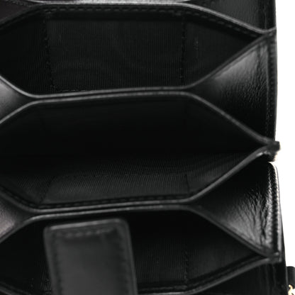 Christian Dior Lambskin Cannage Lady Dior Jasmine 5-Gusset Card Holder Black 5 of 8