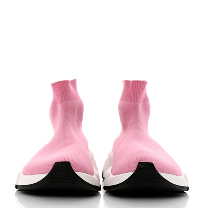 Balenciaga Neoprene Knit Womens Speed Sneakers 37 Pink White Black 2 of 10