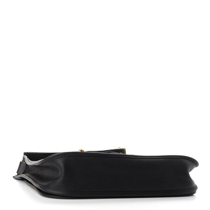 Hermes Taurillon Clemence Evelyne III PM Black 4 of 9