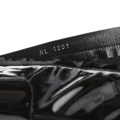 Louis Vuitton Patent Silhouette Ankle Boots 36 Black 8 of 8