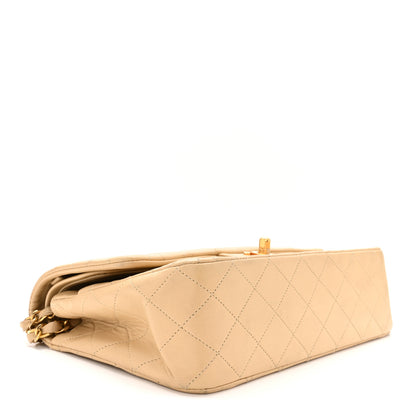Chanel Lambskin Quilted Medium Double Flap Beige 7 of 30