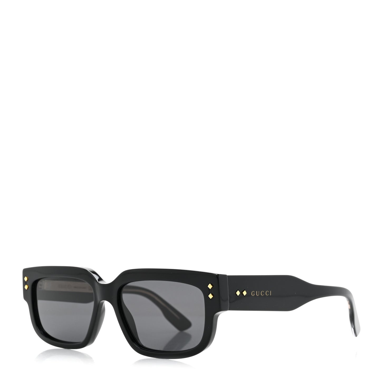 Acetate Rectangle Frame Sunglasses GG1218S Black