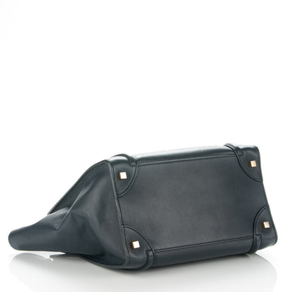Celine Smooth Calfskin Mini Luggage Navy 4 of 11