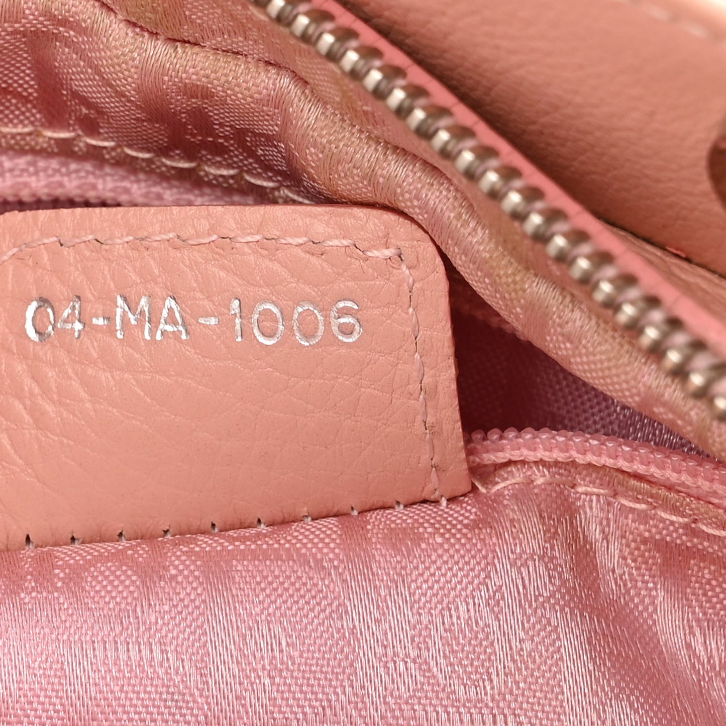 Calfskin Cannage Stitched Small East West Lady Dior Rose Clair