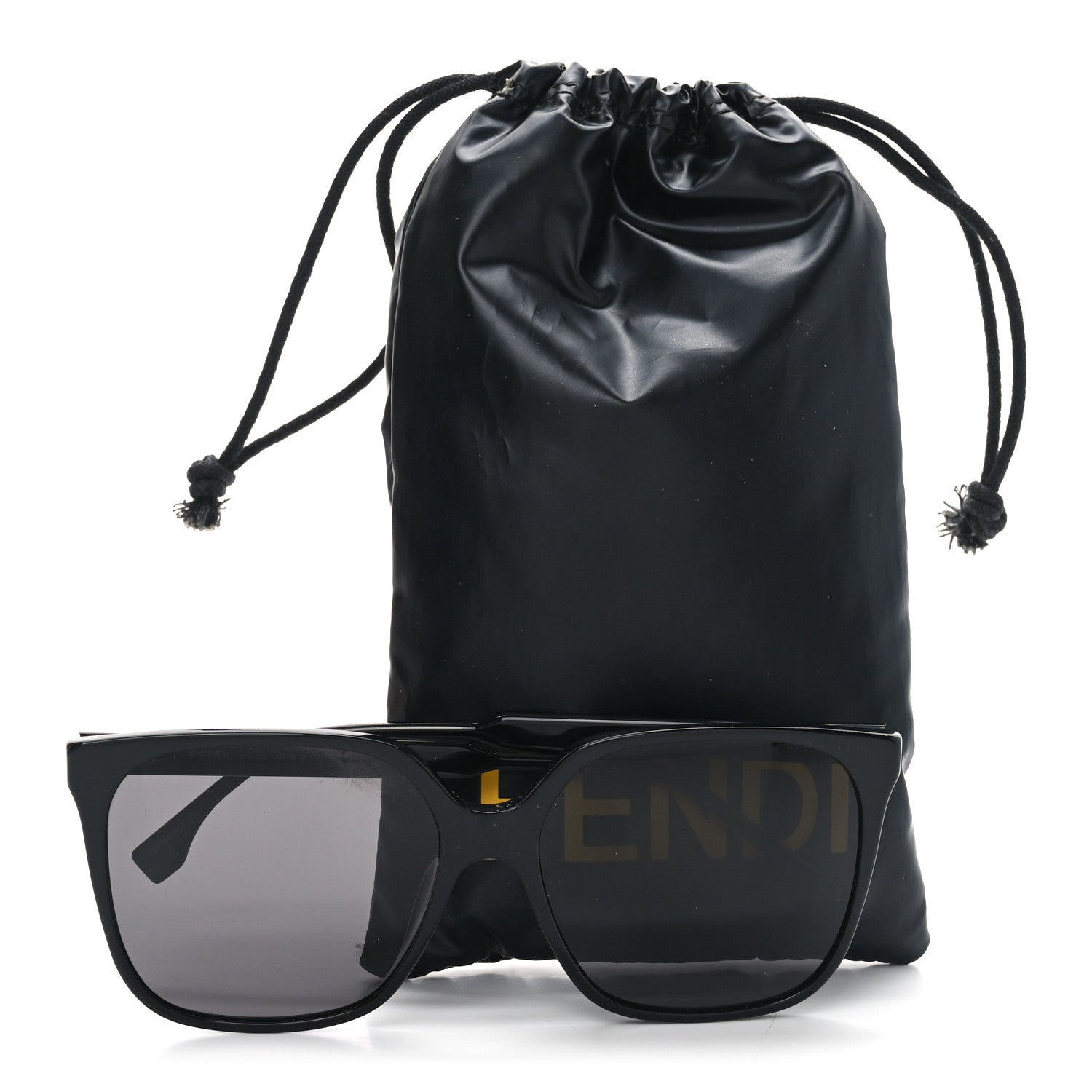 Fendi Acetate Square Sunglasses FE40030I Black 7 of 7