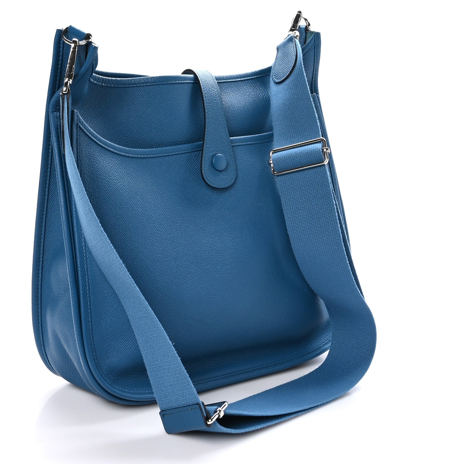 Hermes Courchevel Evelyne GM Bleu France 3 of 10