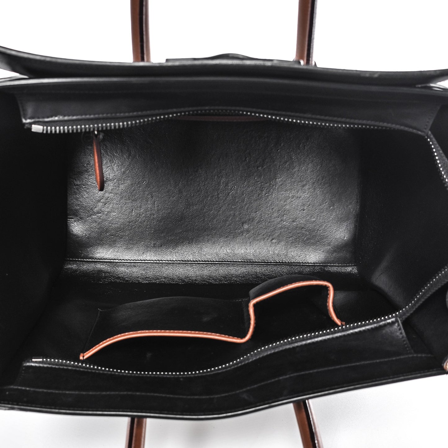 Calfskin Canvas Mini Tri-Color Luggage Tan
