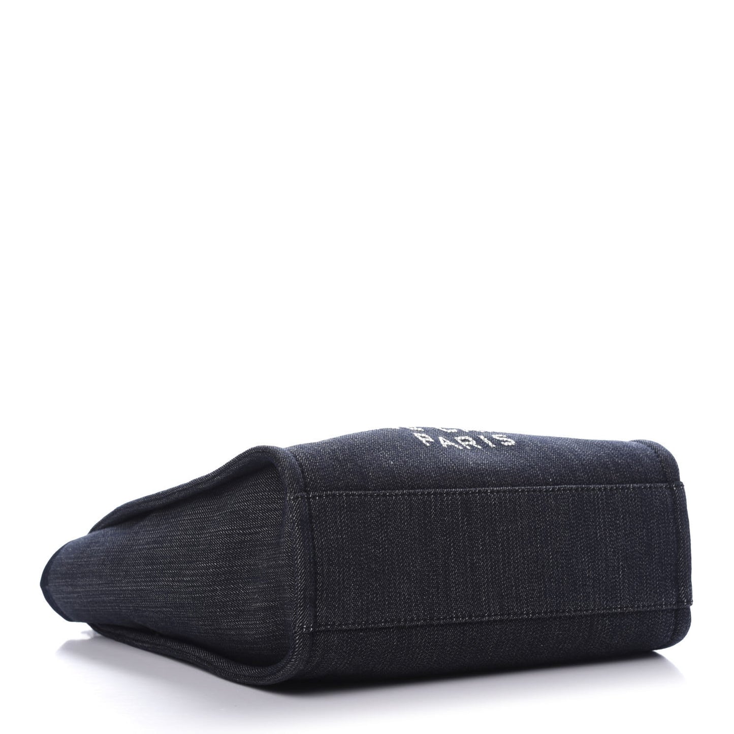Denim Mini Deauville Tote Dark Blue