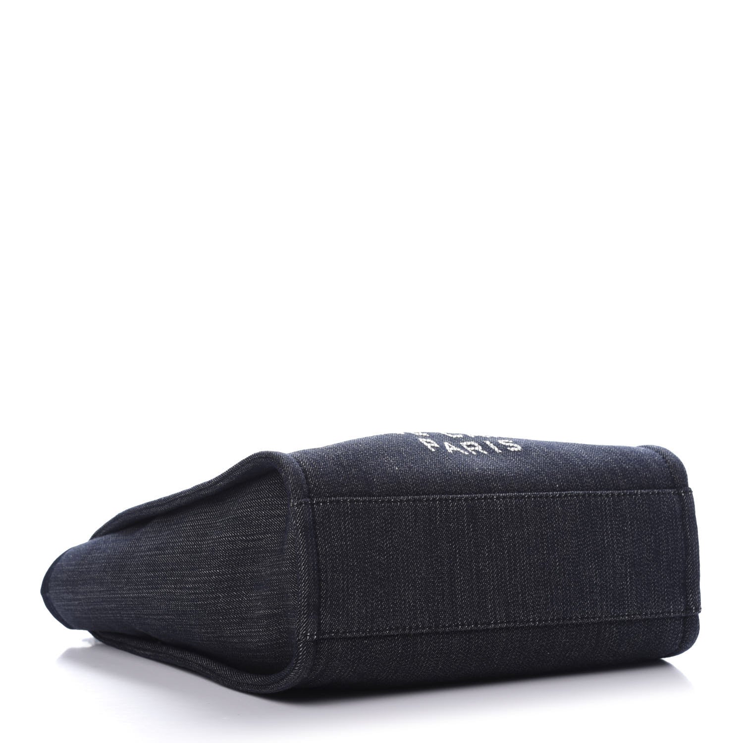 Chanel Denim Mini Deauville Tote Dark Blue 4 of 10