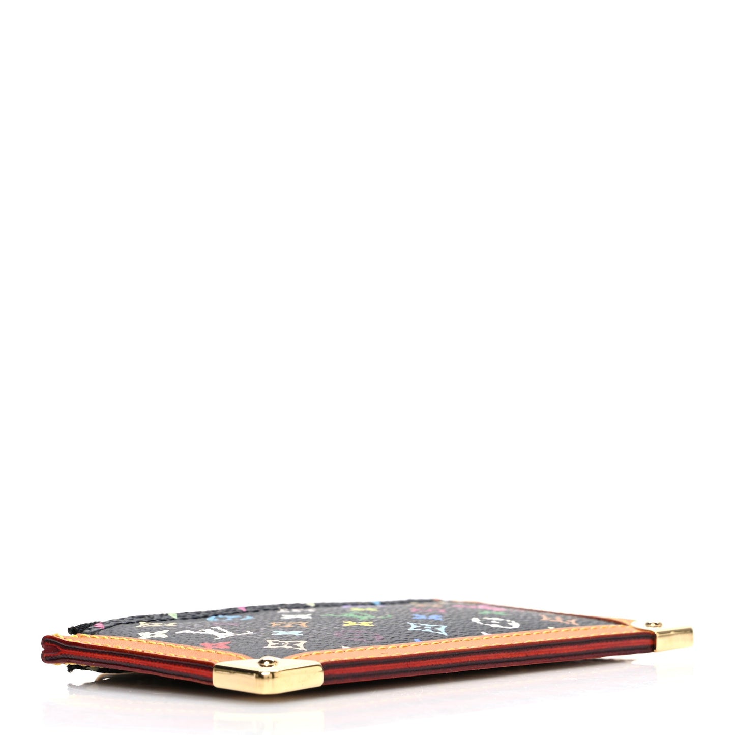Monogram Multicolor Key Pouch Black
