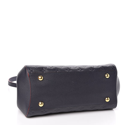 Louis Vuitton Empreinte Montaigne MM Marine Rouge 4 of 13