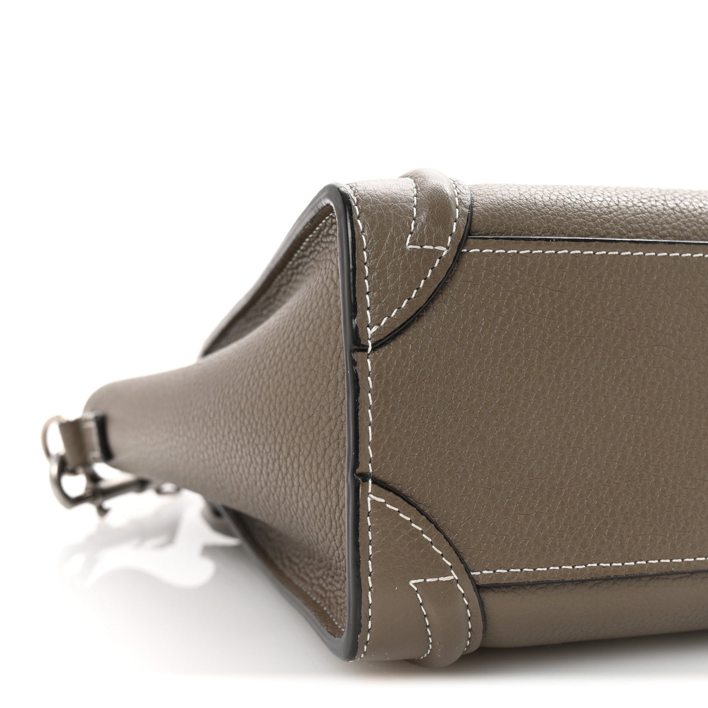 Drummed Calfskin Nano Luggage Souris