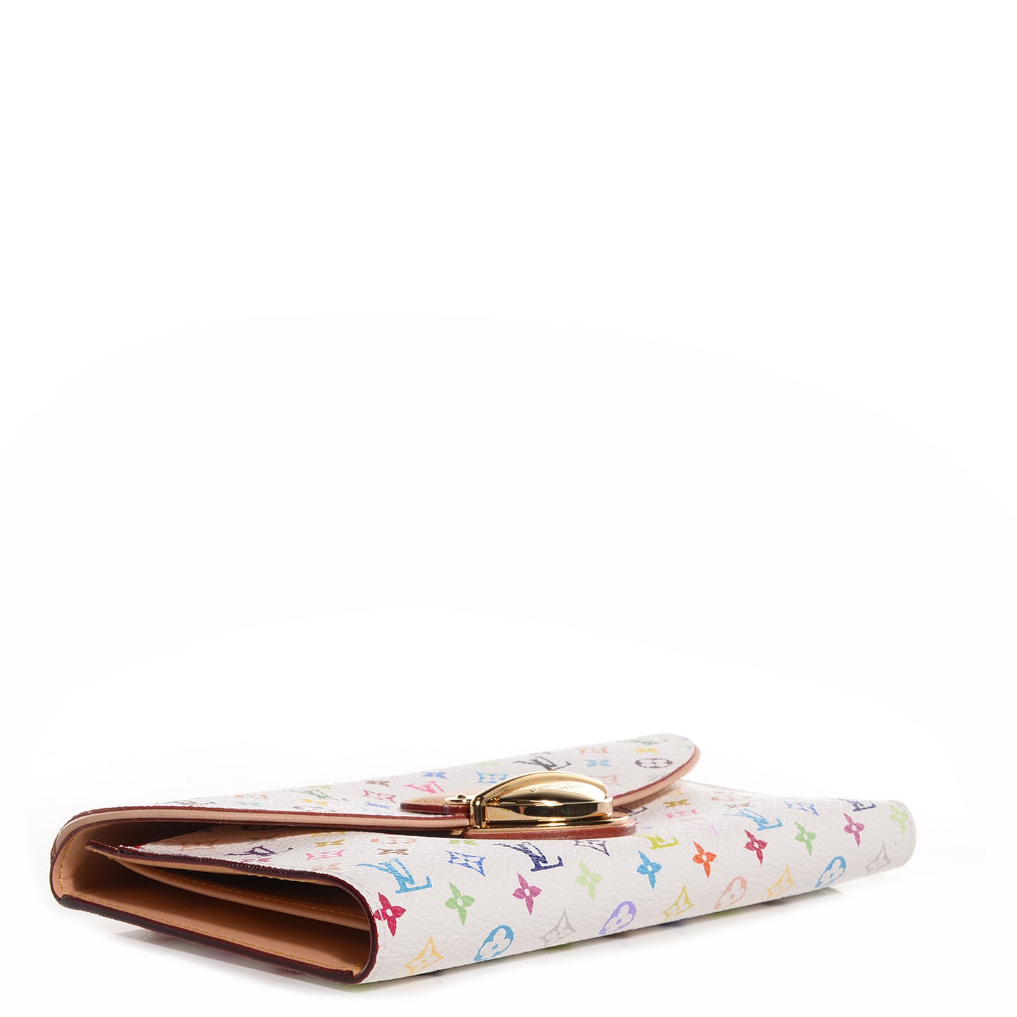 Monogram Multicolor Eugenie Wallet White