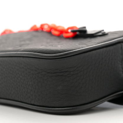 Louis Vuitton Taurillon Monogram Uniformes Solar Ray Soft Pochette Volga Belt Bag Black 10 of 10