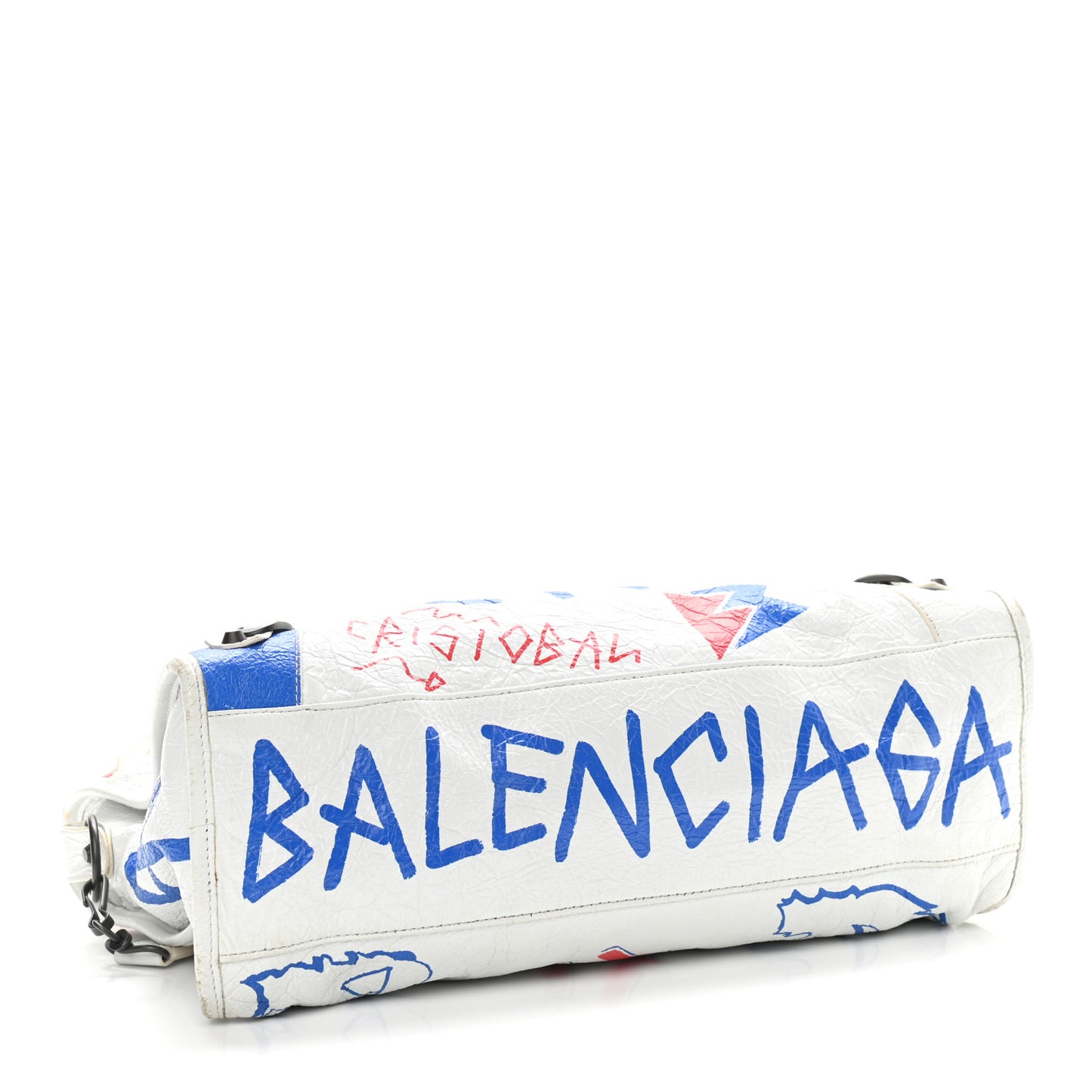 Agneau Graffiti All Over Classic Hardware City White Bleu Rouge