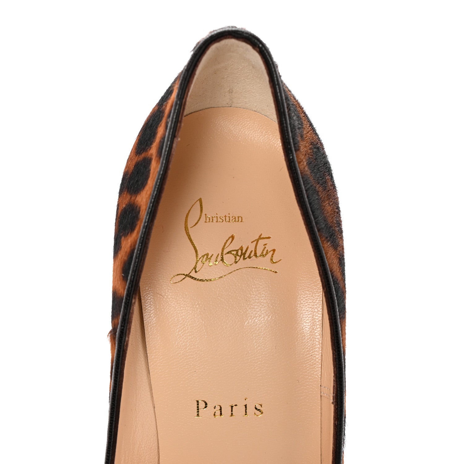 Christian Louboutin Pony Hair So Kate 120 Pumps 37 Leopard Black 7 of 9