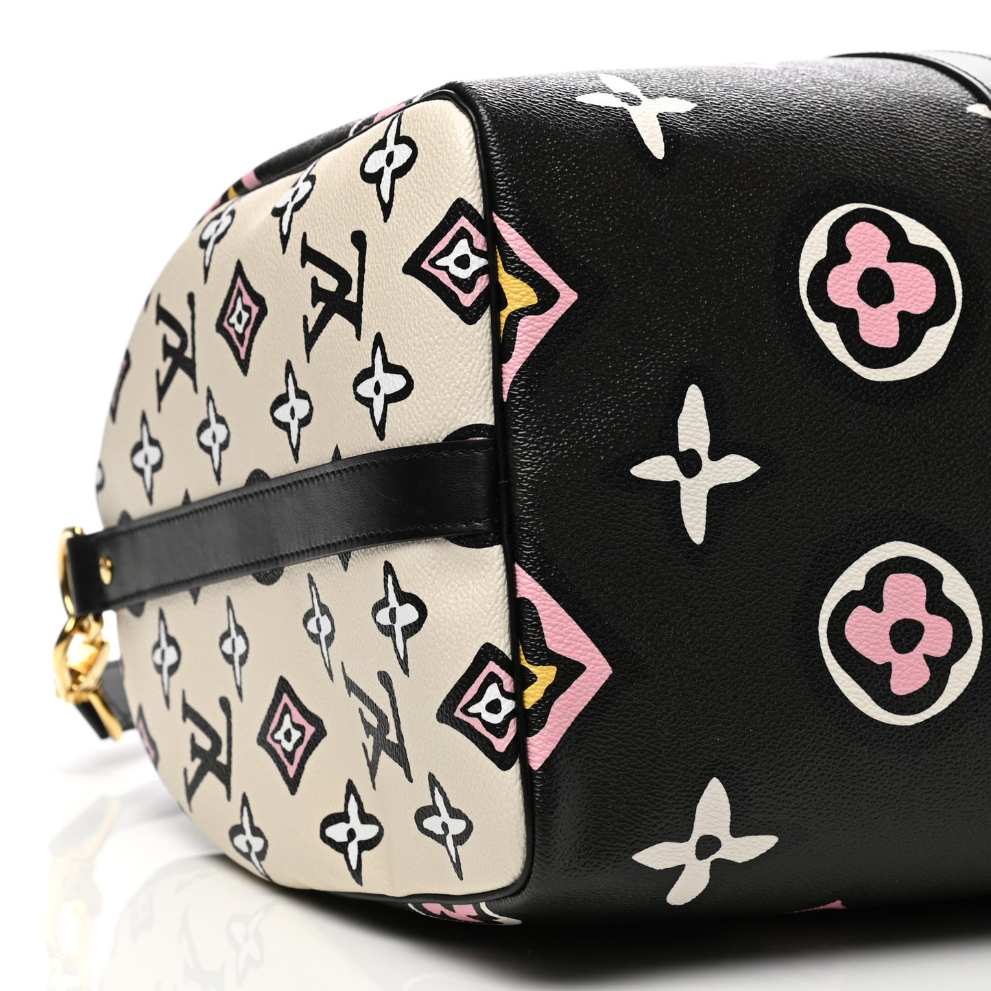 Monogram Giant Wild At Heart Keepall Bandouliere 45 Black