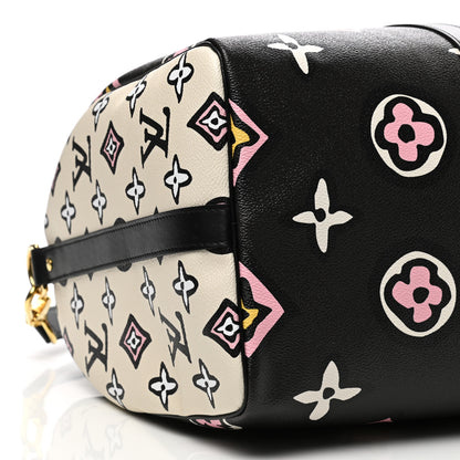 Louis Vuitton Monogram Giant Wild At Heart Keepall Bandouliere 45 Black 7 of 9