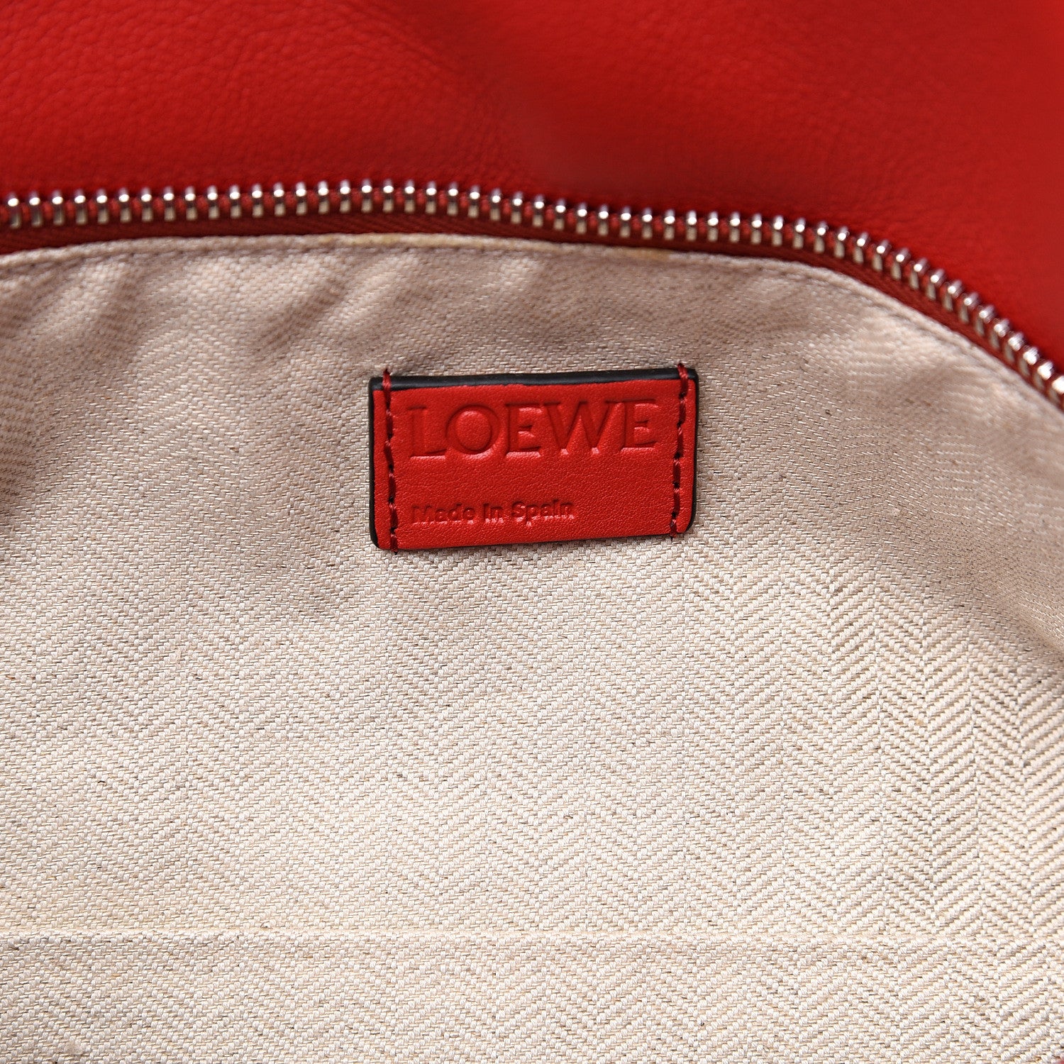 Loewe Calfskin Medium Puzzle Bag Scarlet 7 of 9