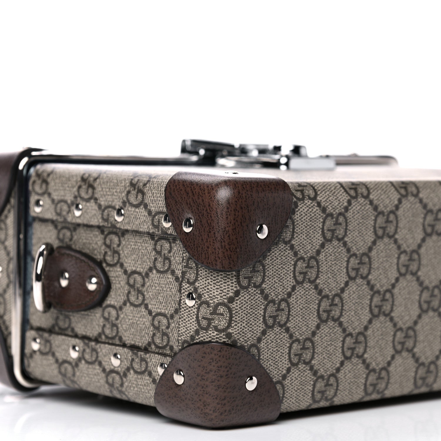 Gucci GG Supreme Monogram Globe-Trotter Beauty Case Brown 9 of 14